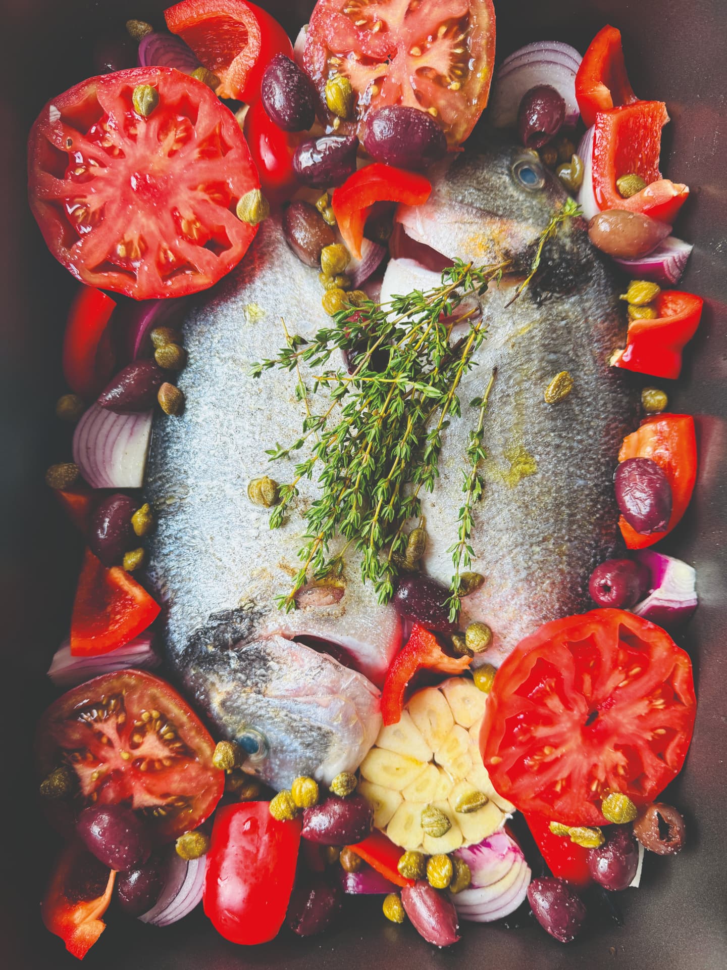Roasted Sea Bass