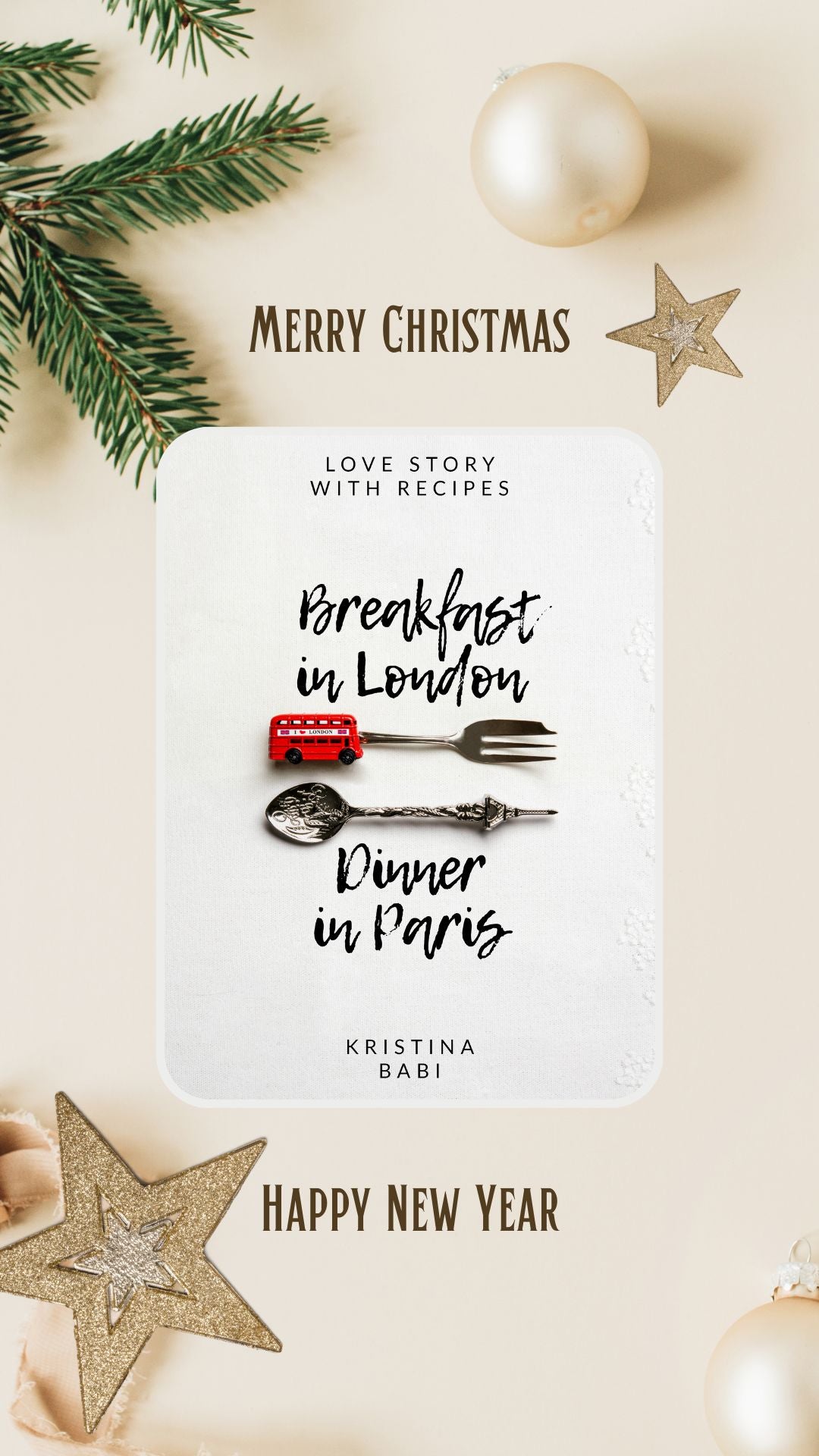 Christmas bundle! The book "Breakfast in London - Dinner in Paris" + 3 delicious gifts